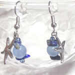 ♡セール♡  マーメイド☆シルバーピアス/イヤリング（オーシャンブルー）