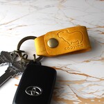 カピバラ レザーキーリング　イエロー