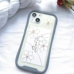 iPhoneケース　スマホケース　ワイヤーフラワー　携帯ケース