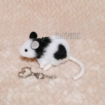 【受注作成】ハート模様のパンダマウスのぬいぐるみ 