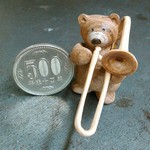 木製トロンボーンくま