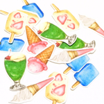 ☆いろいろなアイスクリームのフレークシール☆