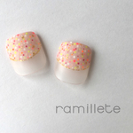 大人nail〜イロトリドリのマル〜（マット仕上げ）