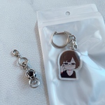 ルビーインゾイサイトチャーム＆赤瀬翔子アクリルキーホルダー