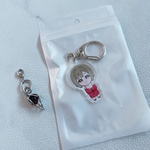 龍紋石チャーム＆赤瀬翔子アクリルキーホルダー