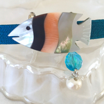＊涼しげ＊おさかなさんの帯留め