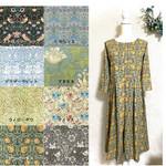 受注制作)ウィリアム・モリスのワンピースＳ