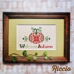クロスステッチ【welcome Autumn】 クロスステッチキット