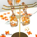 【送料無料】金木犀をとじこめたꕤイヤーアクセサリー