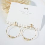 【再販※12】◇◇ribbon◇◇フープノンホールピアス