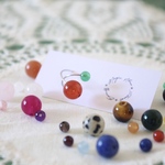 2粒選べる！天然石イヤーカフ Planet 落ちない・錆びない・痛くない