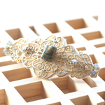 天然石　ラブラドライトのキラキラバレッタ②