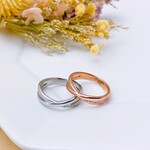 3collar ☆ ハワイアンクロスリング ☆ ブラック ピンクゴールド シルバー 指輪 リング ステンレス 刻印 【1本価格】