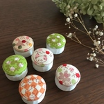 ☆プレゼントに最適・くるみボタンのおなまえハンコ☆