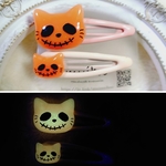 [お値下げ中🌼]ゴーストにゃんこのハロウィンなパッチンピン🎃