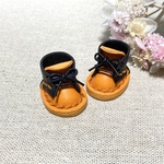 ＊送料無料＊mini☆miniミニチュアひも靴⑦（オレンジ＆ブラック）