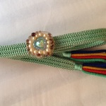 涼しげな帯留&帯締め