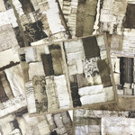 コラージュペーパー Fragment splicing ブラウン <P395>