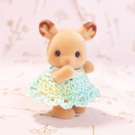 ꒰ ミックス ꒱＊おさんぽワンピース＊シルバニア赤ちゃんサイズ