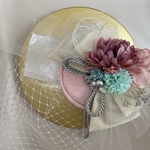 トークハット　トーク帽　カクテルハット　ヘッドドレス　J　１　レース