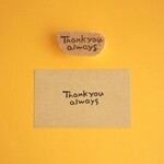 『Thank you always』のはんこ・２行タイプ