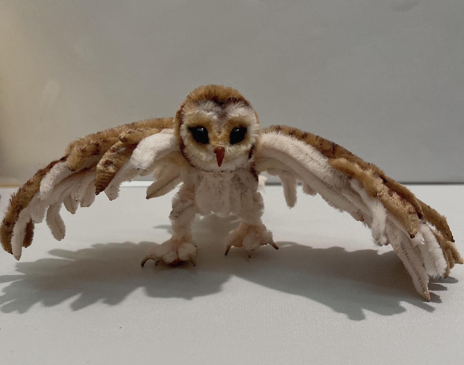 アートドール シロフクロウ 幼鳥 ふわふわ owl モールアニマル あいす アートドール シロフクロウ 幼鳥 ふわふわ owl モールアニマル