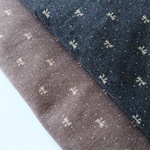 【再入荷可能】【H-035 30フライスニット】リボン×ドット