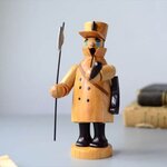 ドイツ製 木製 夜警モチーフの煙出し人形 Smoker ヴィンテージ アンティーク_240830 ig4121