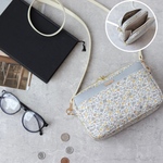 お財布ショルダー＊ハンナローズ　マスタードグレー