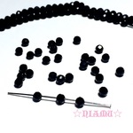 【天然石ラウンドカット】オニキス 4mm　15個　ハンドメイド素材