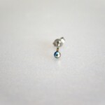 Titanium　pierced earrings・チタンピアス２粒=P・G・DE=１８G(１mm)