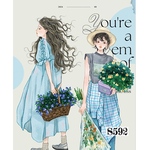 ★予約販売★ 【S592コラージュ素材】切売　海外PETテープ　人物　マステ　ジャンクジャーナル　おすそ分け　バレット