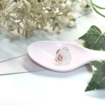 ＊再販＊flower文鳥のピンバッヂ