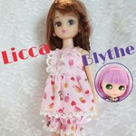 リカちゃん・ブライスサイズランジェリーNo.97〈キャミソール・ドロワーズのセット〉