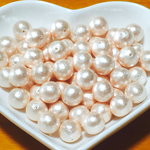 【再販×2】<20粒> 国産コットンパール 10㎜玉 ピンク 