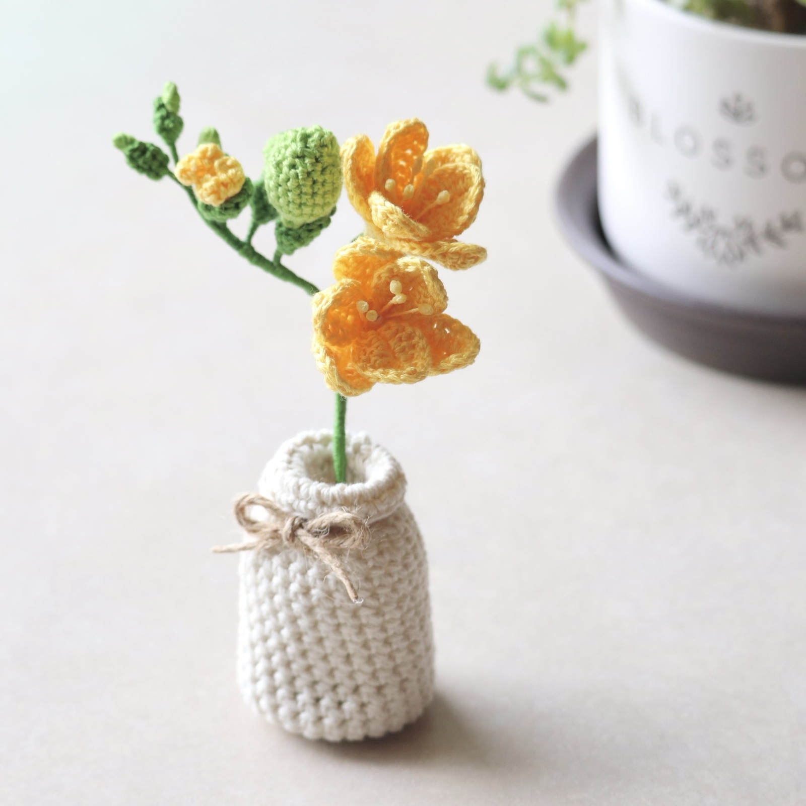 ꕤオーダー専用ページꕤ あみぐるみ　かぎ編み　枯れない花　ハンドメイド　刺繍糸 花束 オーダーページ ミニブーケ 編みぐるみ プレゼント 枯れ