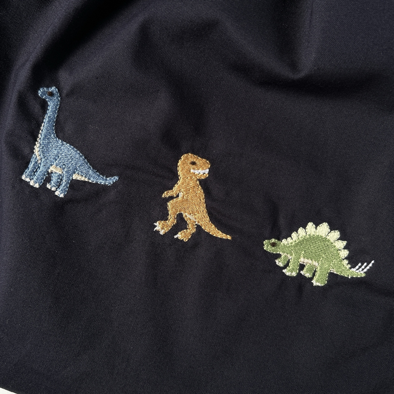 【送料無料】入園入学3点セット/刺繍ダイナソー・恐竜 送料無料》 恐竜 ヌビ 入園入学 3点セット ダイナソー dinosaur