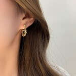 ピアス　シンプル　フォーマル　結婚式　ウェディング　お呼ばれ　ゴールド　オフィス　卒業式　入学式　NAT-0371