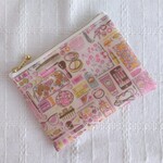 〈Ｇ様ご予約品〉ミニフラットポーチ リバティ フォーゲットミーノッツ