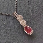 ~ヨーロピアンな深紅♪宝石質ユーディアライト~simple knot