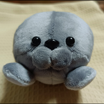 まんまるアザラシのぬいぐるみ