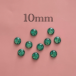 importアクリルカボション　グリーン　10個入り