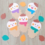 みのむし　ミノムシ　みの虫　壁面飾り　保育　秋　10月　11月