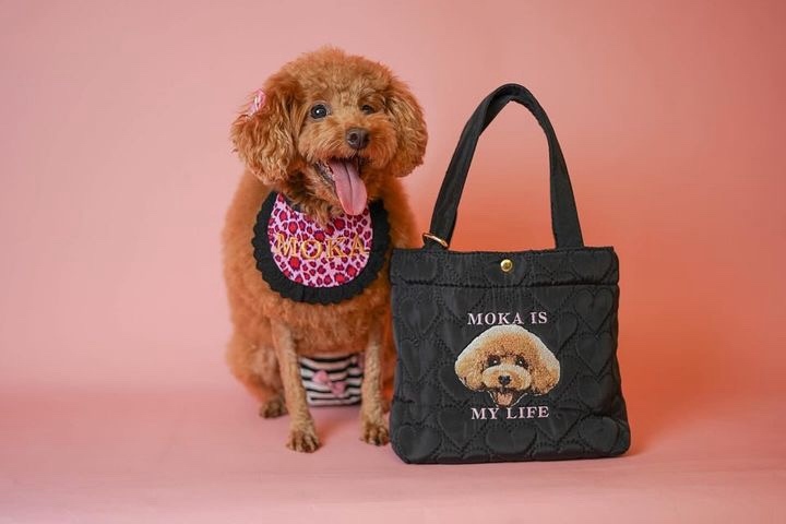 【ようこママ様オーダー専用ページ】リネン刺繍　ボートポーチ うちの子フルオーダー刺繍ポーチ - muku. | minne byGMOペパボ 国内