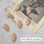 2個入)Mocha shell cabochon 