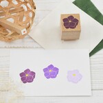 和菓子のはんこききょう  桔梗のお菓子スタンプ