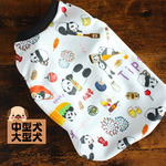 中型犬・大型犬　ピックアップSALE☆犬服　ほろ酔いパンダ　タンクトップ　ハンドメイド