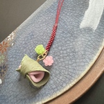 桜餅と金平糖の根付