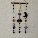 ちりめん細工：ハロウィンの吊るし飾り