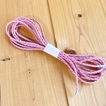 【3ｍ巻き】 フェイクレザー　編みコード  ライトピンク